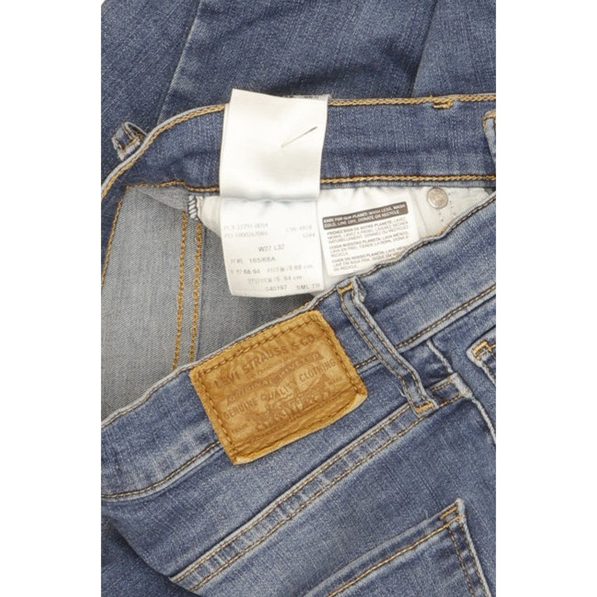 Levi's Mile Women Blue Skinny Slim Stretch Jeans W27 L32