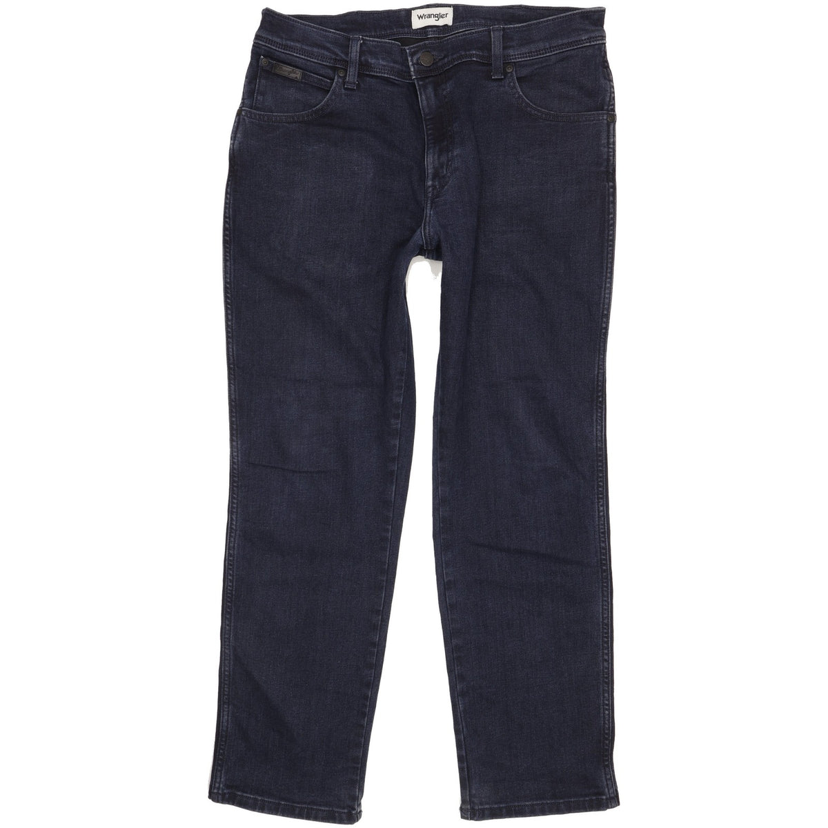 Wrangler Texas Men Blue Straight Slim Stretch Jeans W36 L30