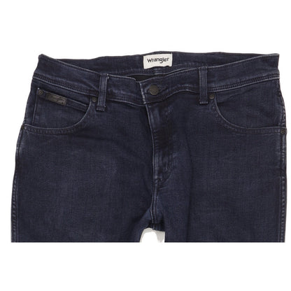Wrangler Texas Men Blue Straight Slim Stretch Jeans W36 L30