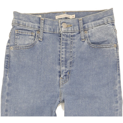 Levi's Mile Blue Skinny Slim Stretch Jeans High Waisted W26 L30