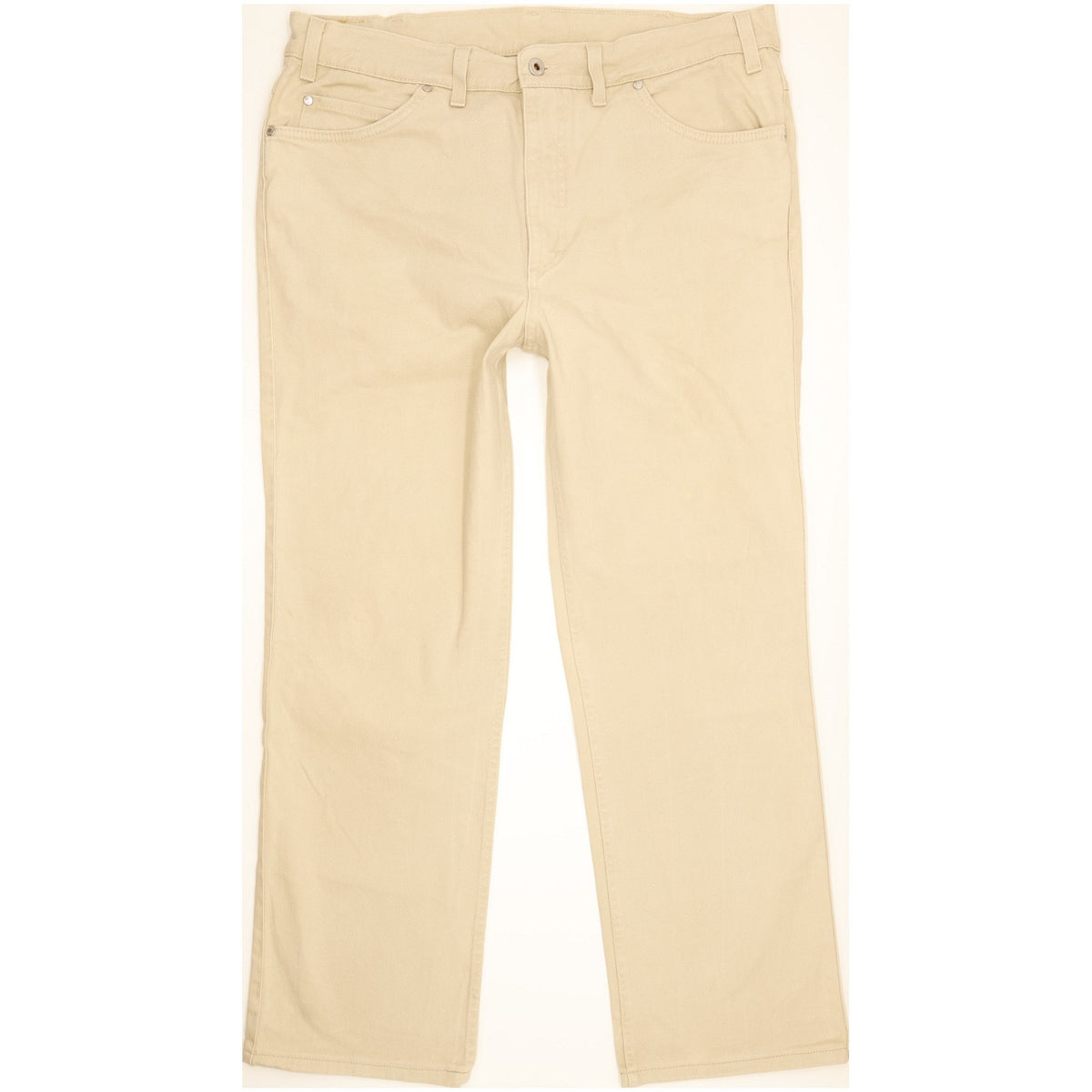 Mustang Tramper Men Beige Straight Regular Stretch Jeans W38 L29