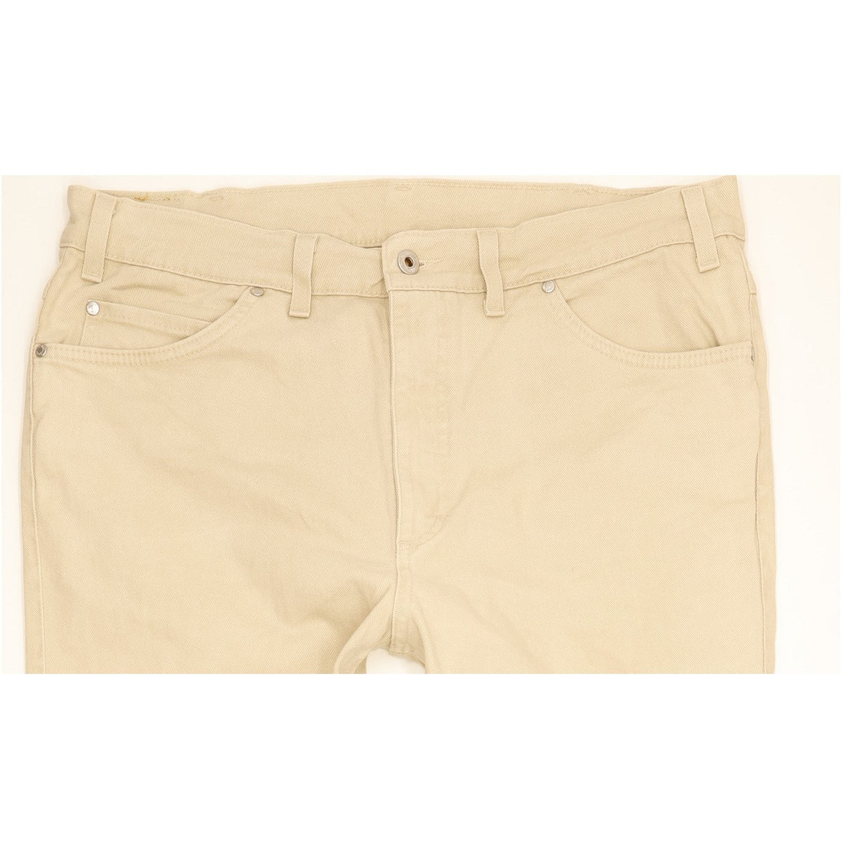 Mustang Tramper Men Beige Straight Regular Stretch Jeans W38 L29