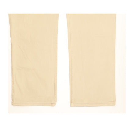 Mustang Tramper Men Beige Straight Regular Stretch Jeans W38 L29