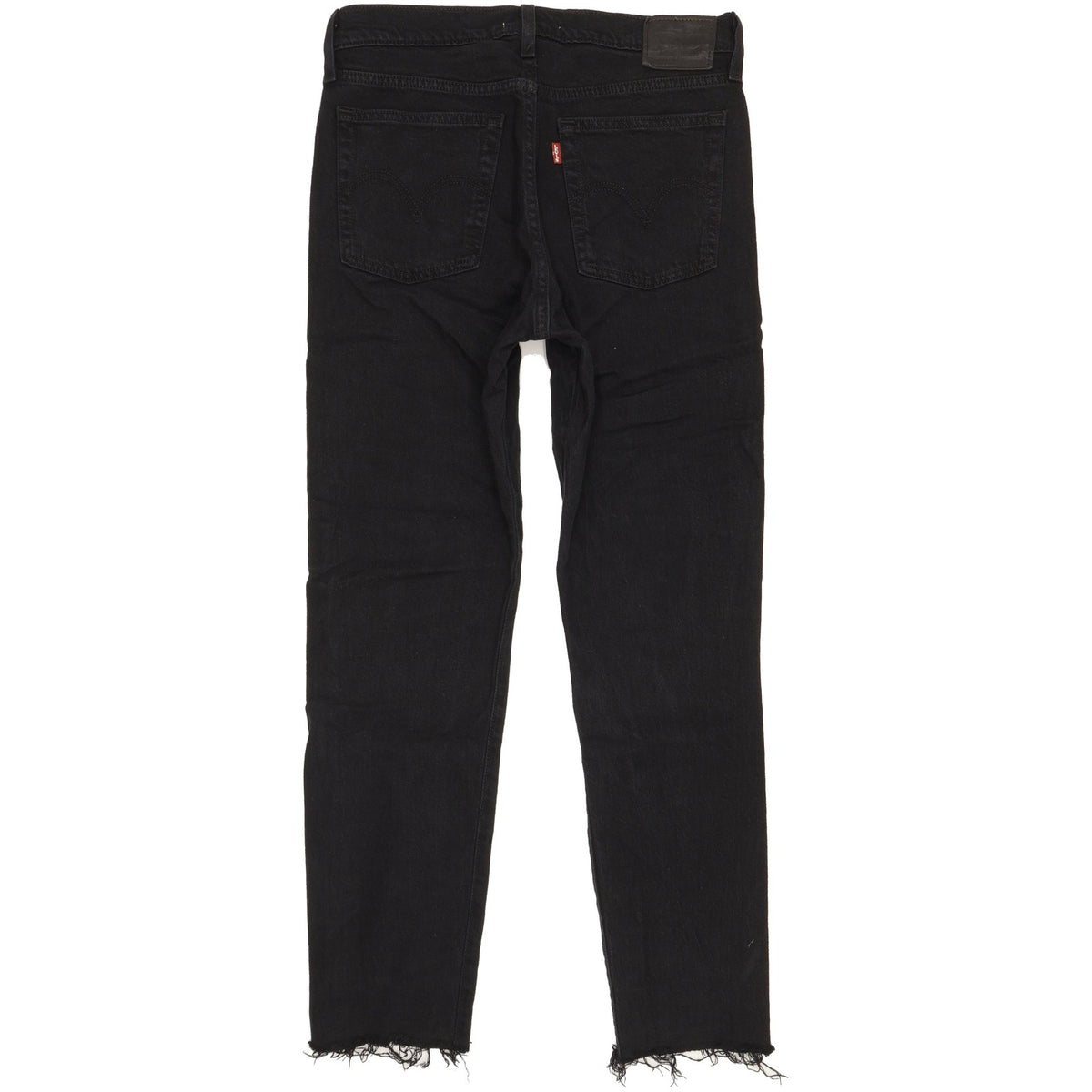 Levi's Wedgie Black Straight Slim Stretch Jeans High Waisted W27 L30