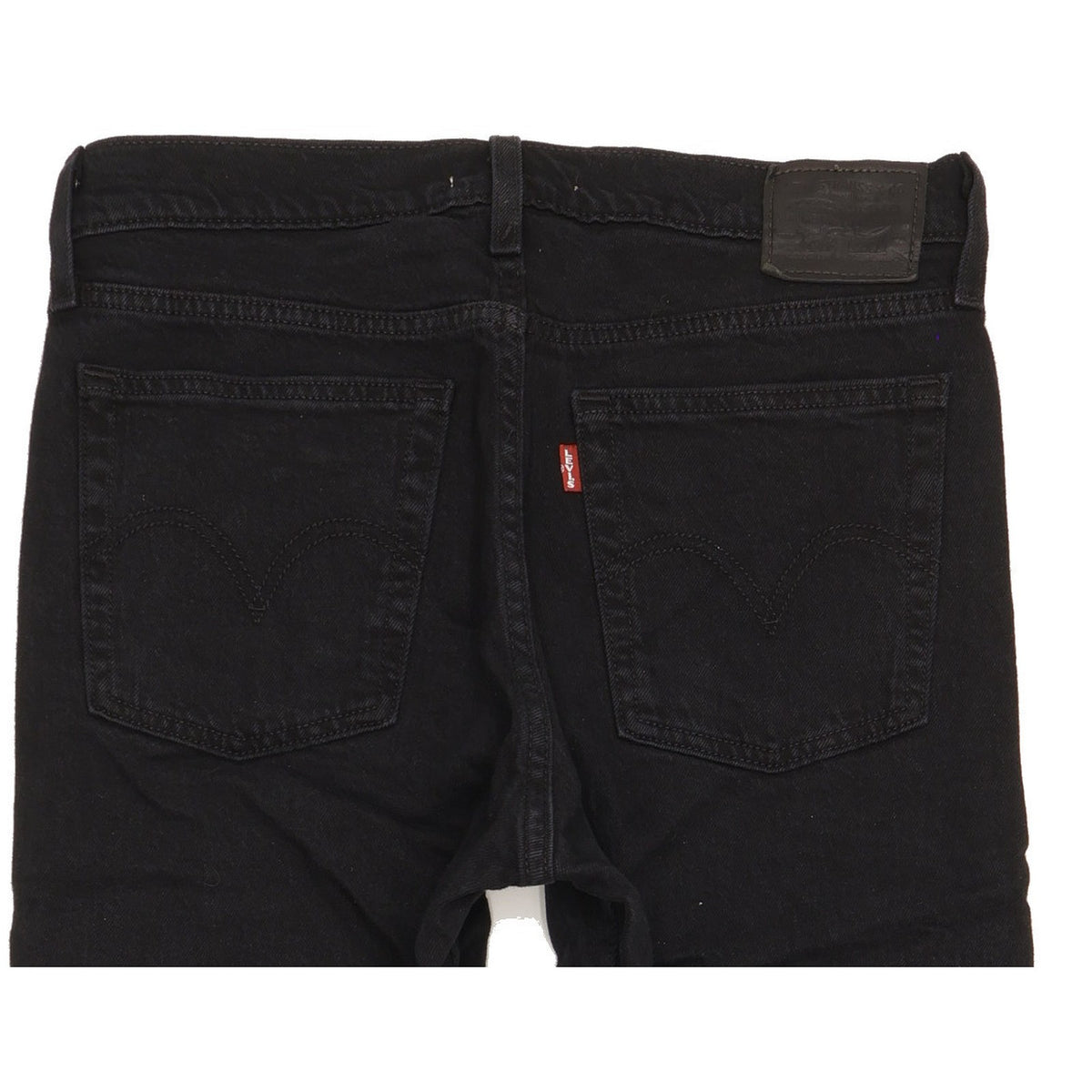 Levi's Wedgie Black Straight Slim Stretch Jeans High Waisted W27 L30