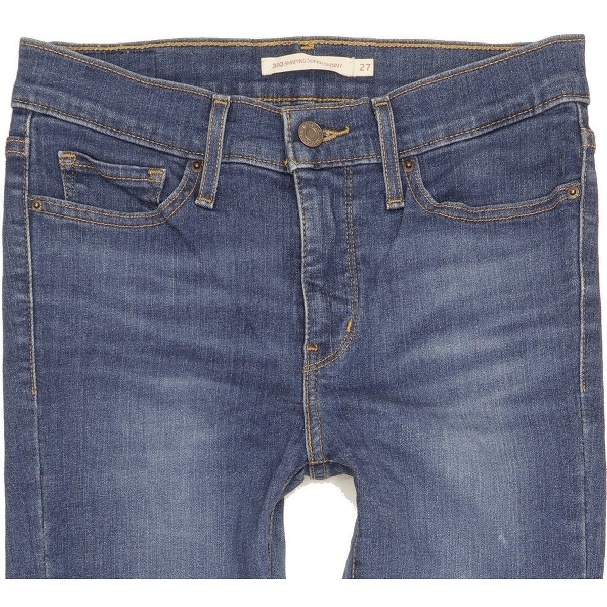 Levi's 310 Shaping Women Blue Skinny Slim Stretch Jeans W27 L29