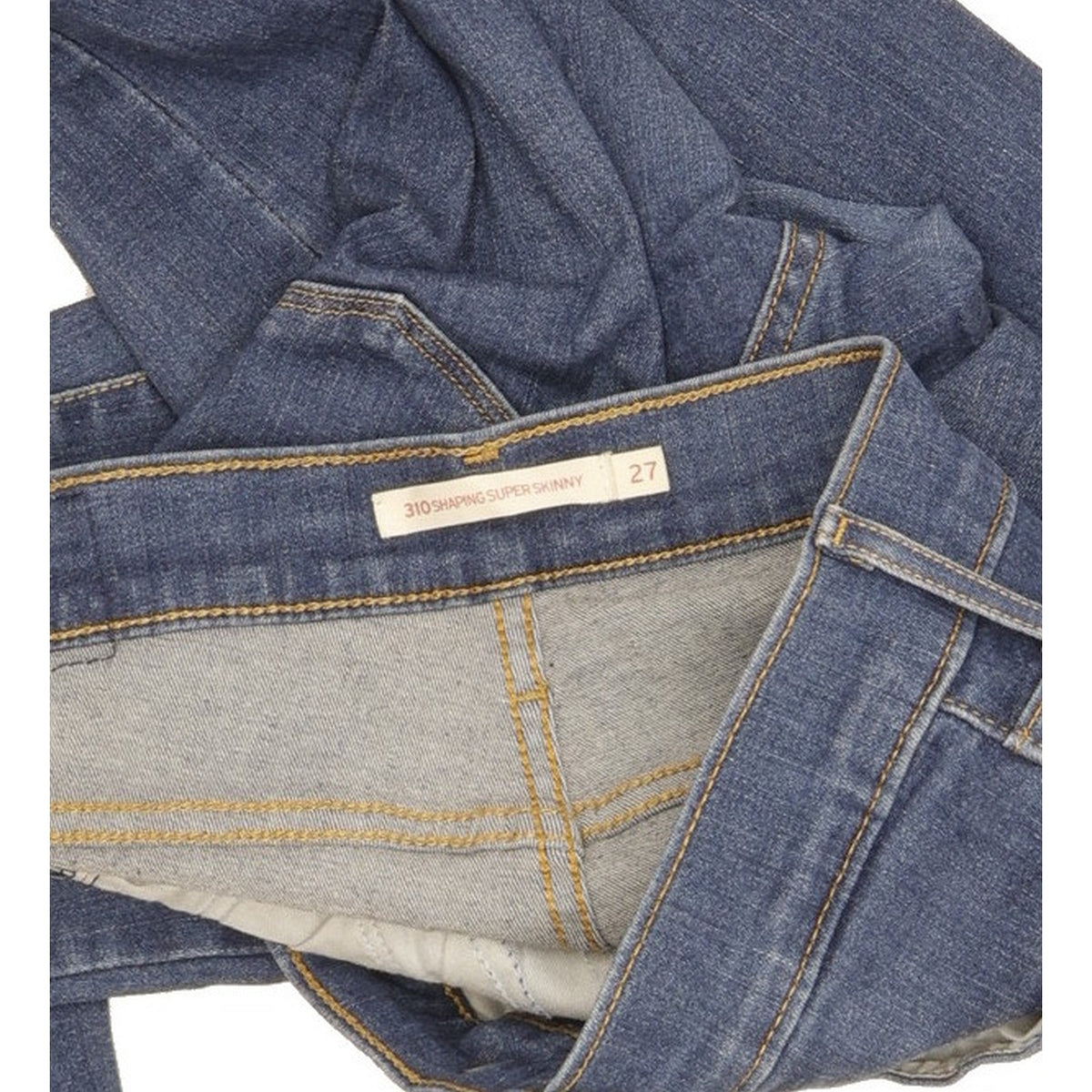 Levi's 310 Shaping Women Blue Skinny Slim Stretch Jeans W27 L29