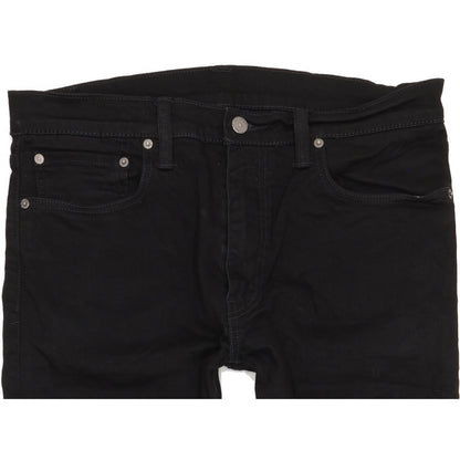 Levi's 512 Men Black Tapered Slim Stretch Jeans W36 L31