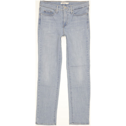 Levi's 312 Shaping Women Blue Straight Slim Stretch Jeans W29 L30