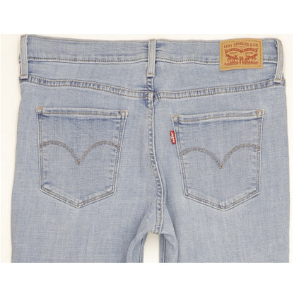 Levi's 312 Shaping Women Blue Straight Slim Stretch Jeans W29 L30