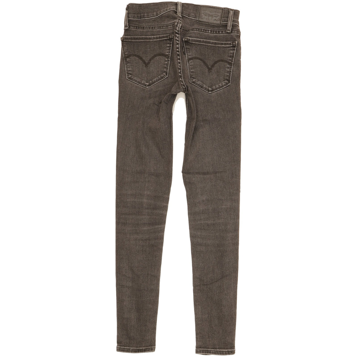 Levi's 710 Super Women Grey Skinny Slim Stretch Jeans W23 L27
