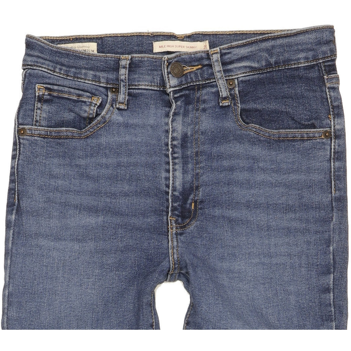 Levi's Mile Women Blue Skinny Slim Stretch Jeans W27 L31