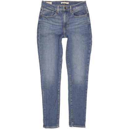 Levi's 721 Blue Skinny Slim Stretch Jeans High Waisted W30 L30