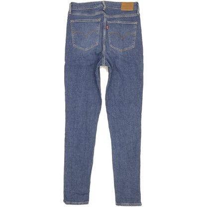 Levi's 721 Blue Skinny Slim Stretch Jeans High Waisted W30 L30