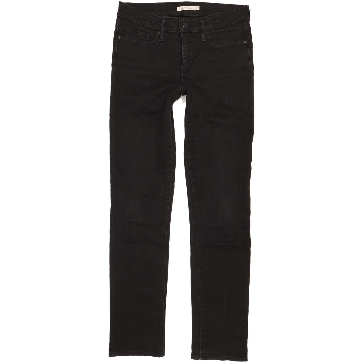 Levi's 312 Shaping Women Black Straight Slim Stretch Jeans W29 L32