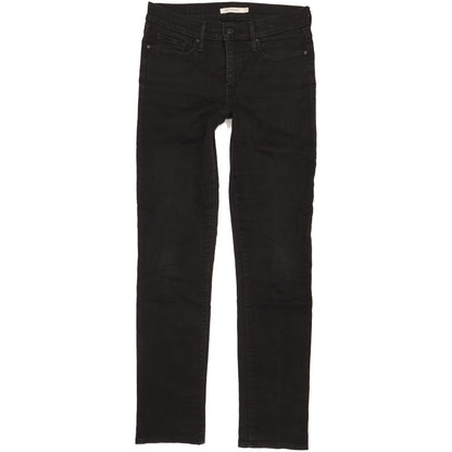 Levi's 312 Shaping Women Black Straight Slim Stretch Jeans W29 L32