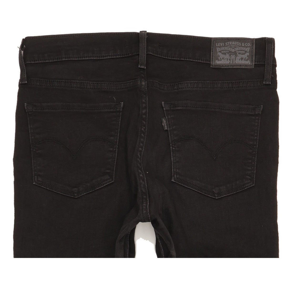 Levi's 312 Shaping Women Black Straight Slim Stretch Jeans W29 L32