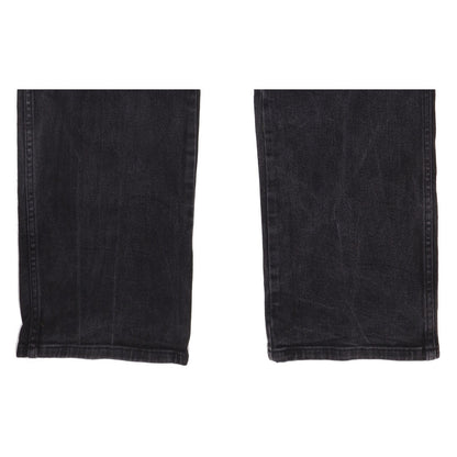Wrangler Men Black Straight Regular Stretch Jeans W42 L32