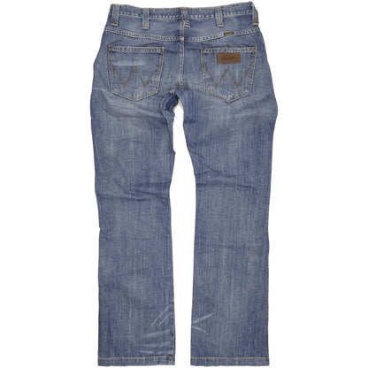 Wrangler Dayton Men Blue Bootcut Regular Jeans W34 L36