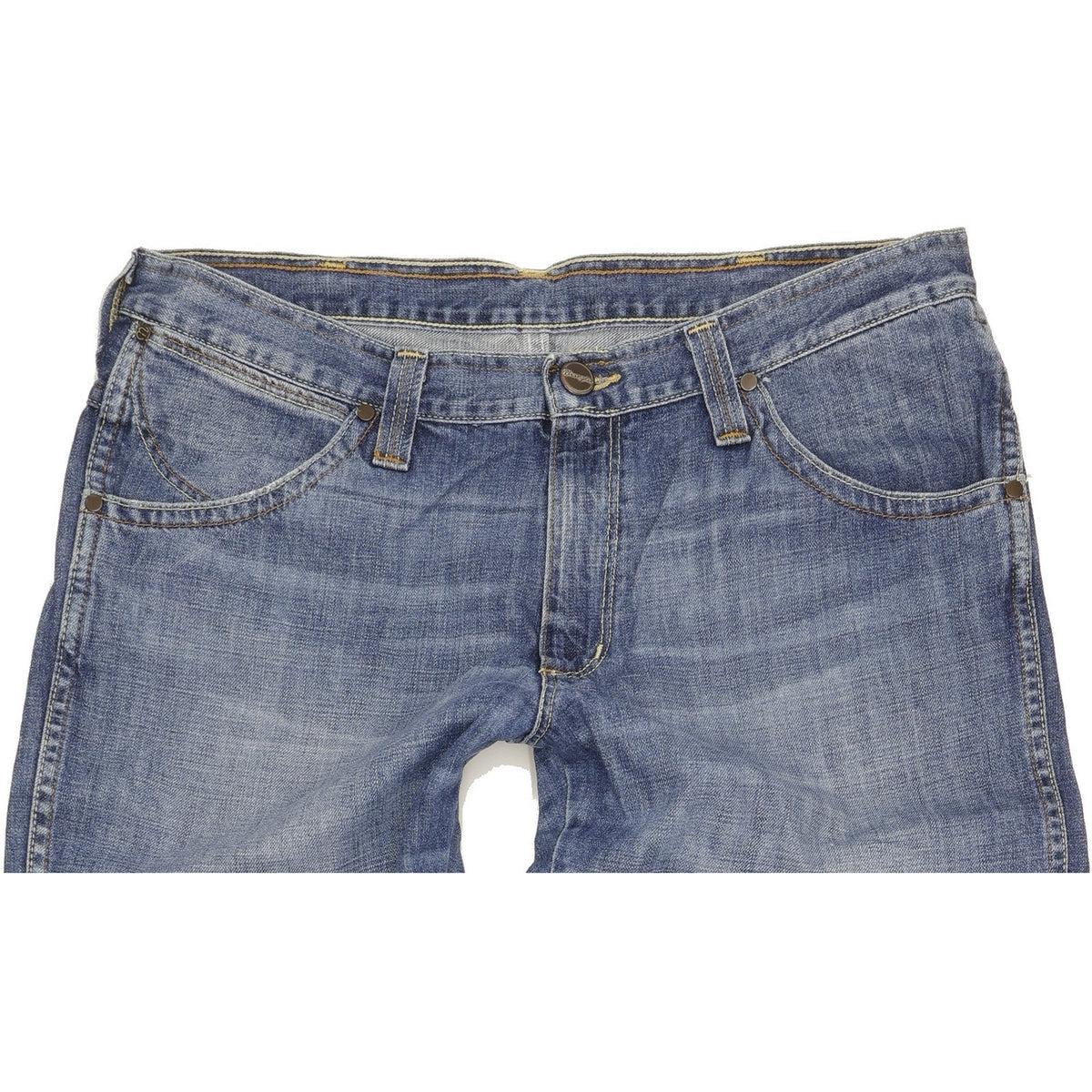 Wrangler Dayton Men Blue Bootcut Regular Jeans W34 L36