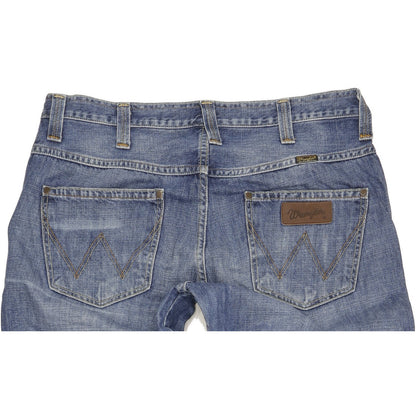 Wrangler Dayton Men Blue Bootcut Regular Jeans W34 L36
