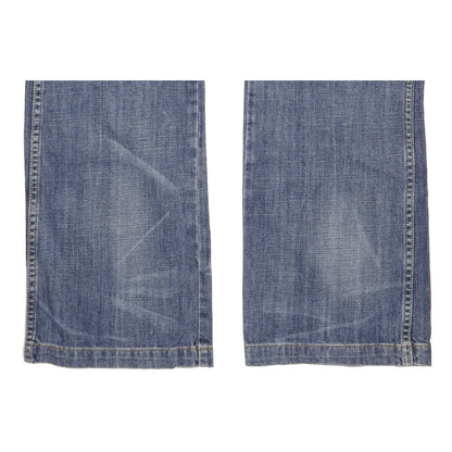 Wrangler Dayton Men Blue Bootcut Regular Jeans W34 L36