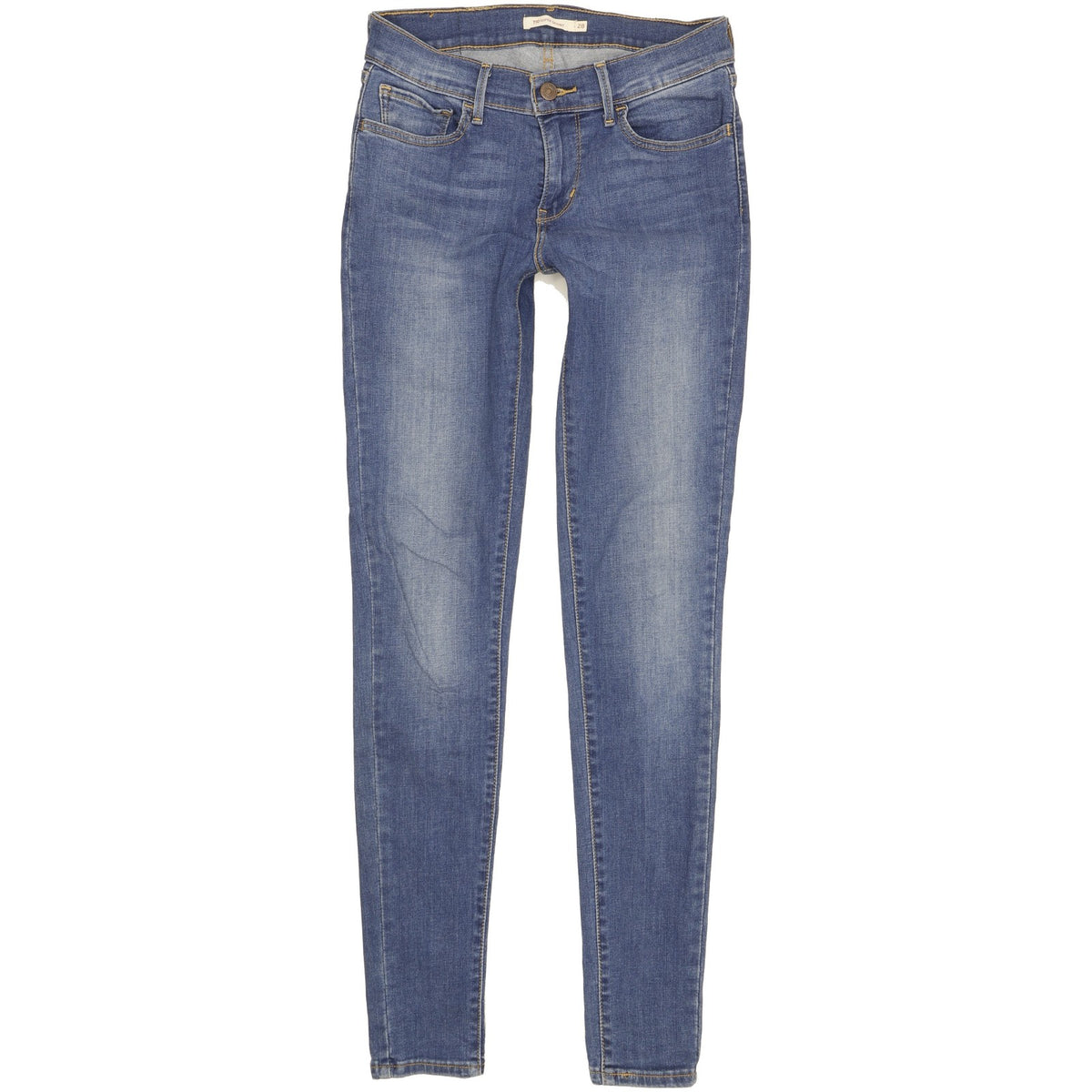 Levi's 710 Super Women Blue Skinny Slim Stretch Jeans W28 L32
