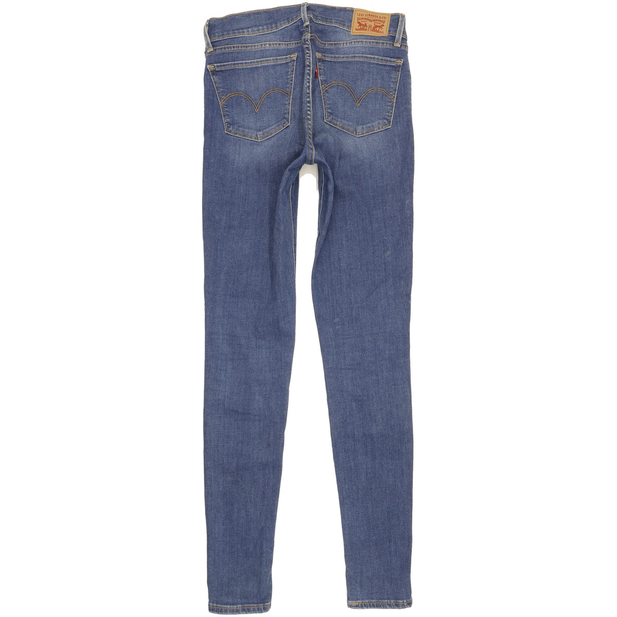 Levi's 710 Super Women Blue Skinny Slim Stretch Jeans W28 L32
