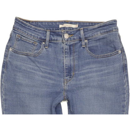 Levi's 721 Blue Skinny Slim Stretch Jeans High Waisted W28 L32