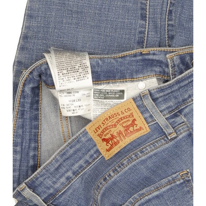 Levi's 721 Blue Skinny Slim Stretch Jeans High Waisted W28 L32