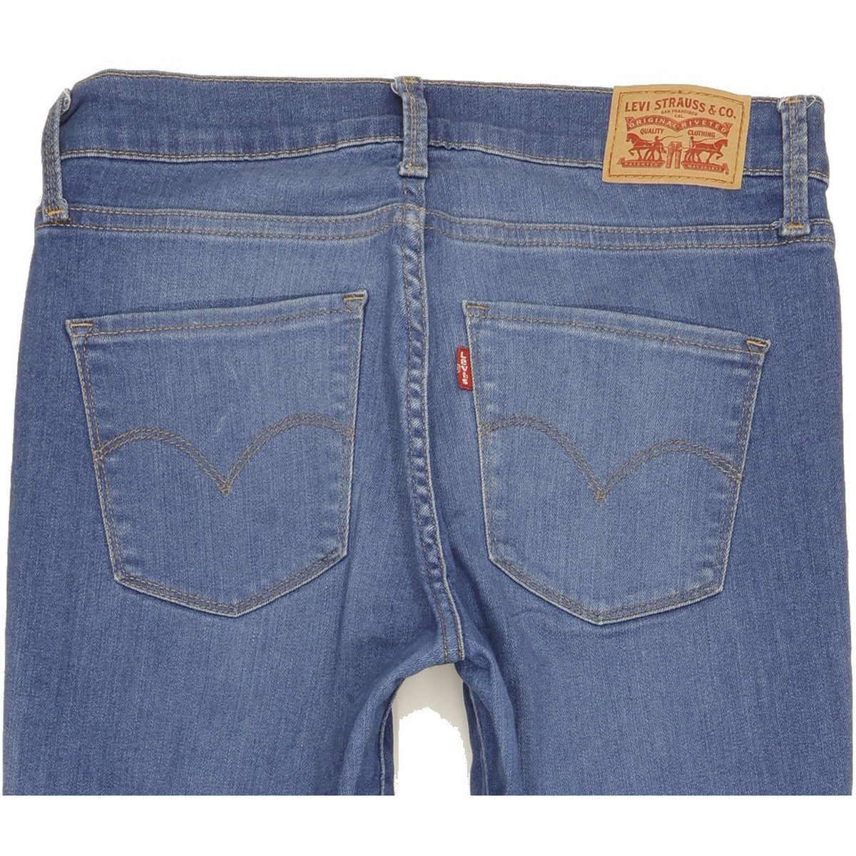 Levi's Women Blue Skinny Slim Stretch Jeans W27 L30