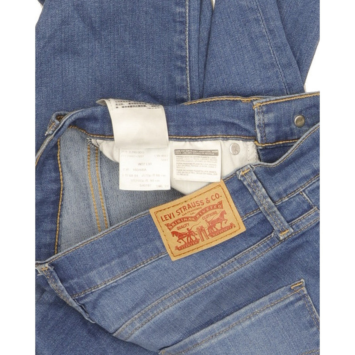 Levi's Women Blue Skinny Slim Stretch Jeans W27 L30