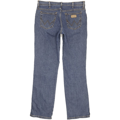 Wrangler Texas Men Blue Straight Regular Stretch Jeans W36 L34