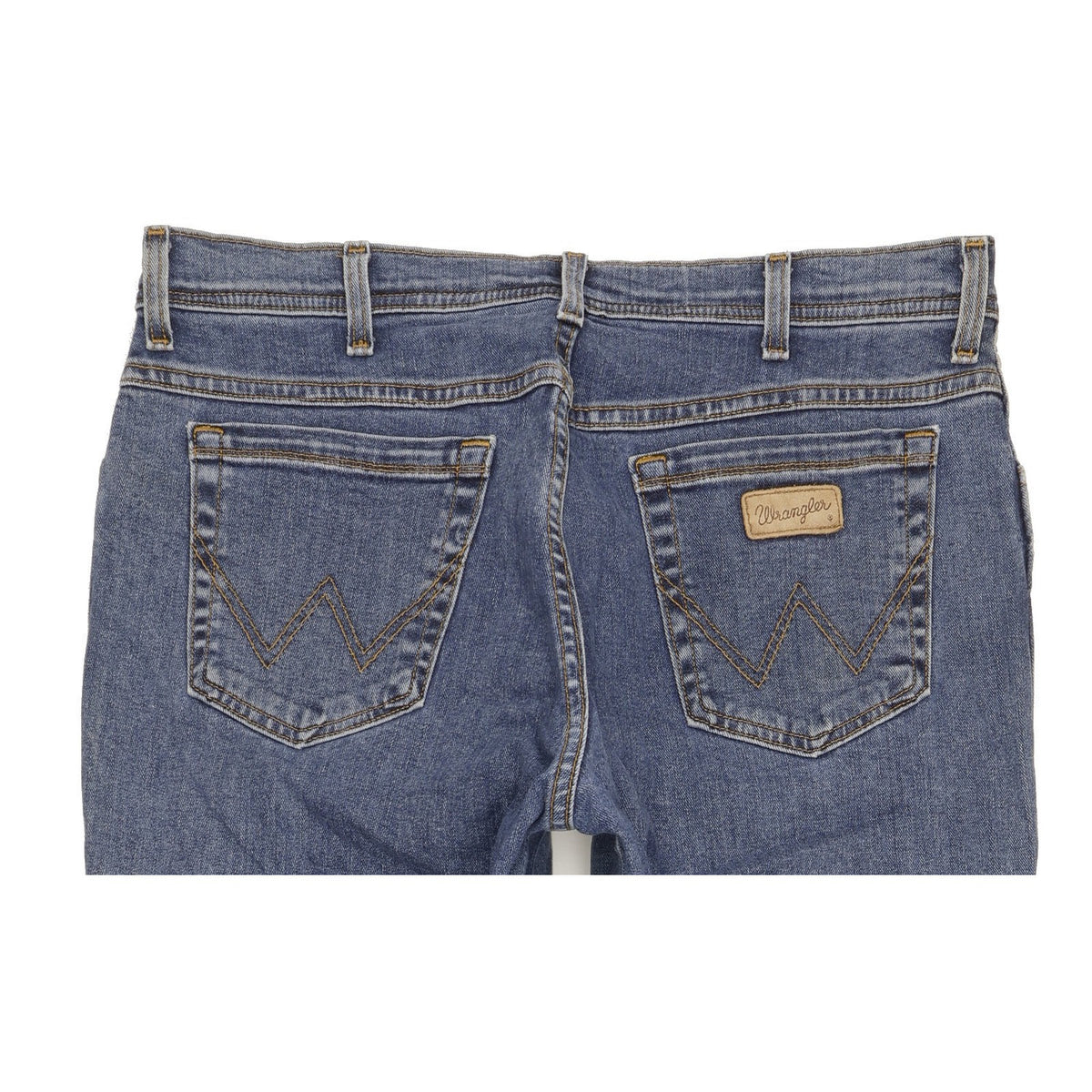 Wrangler Texas Men Blue Straight Regular Stretch Jeans W36 L34