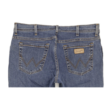 Wrangler Texas Men Blue Straight Regular Stretch Jeans W36 L34