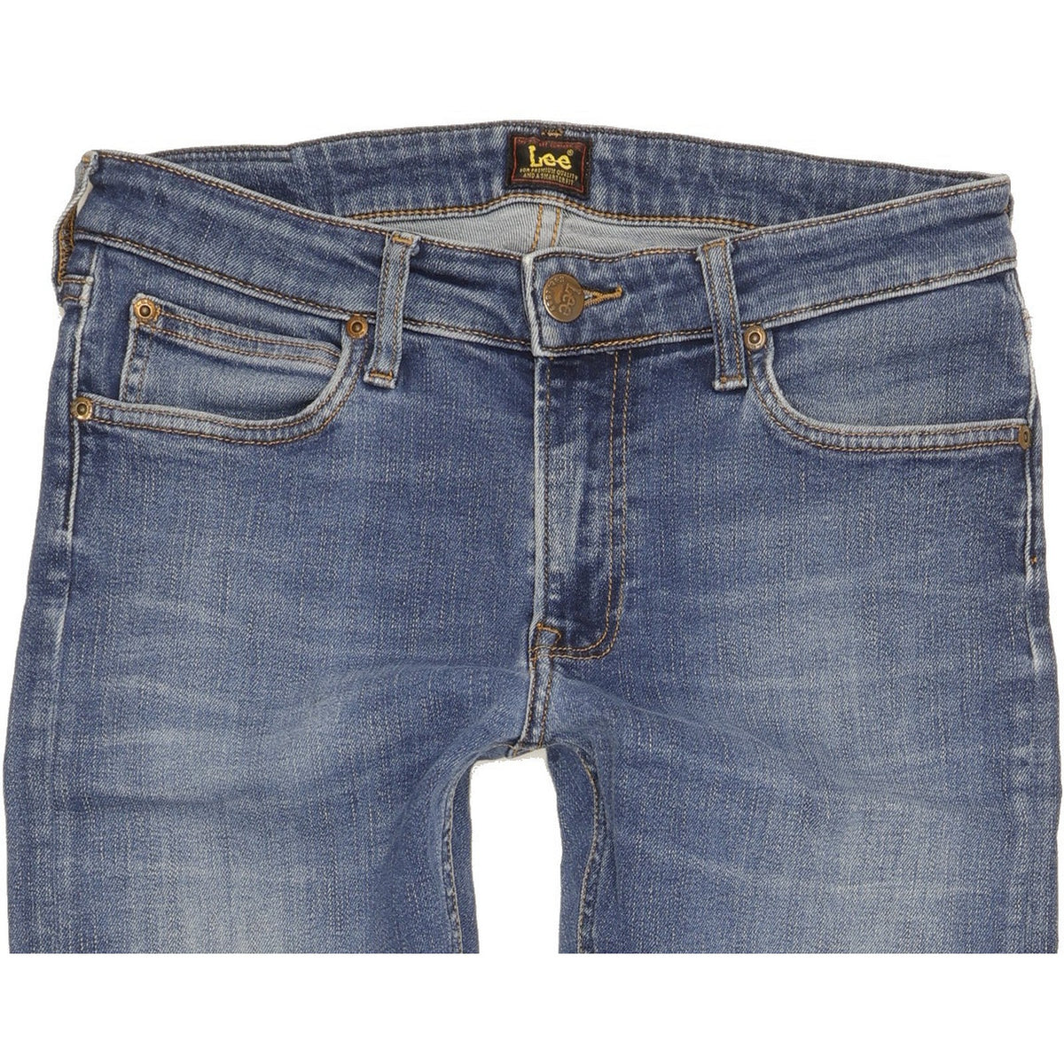Lee Malone Women Blue Skinny Slim Stretch Jeans W31 L31