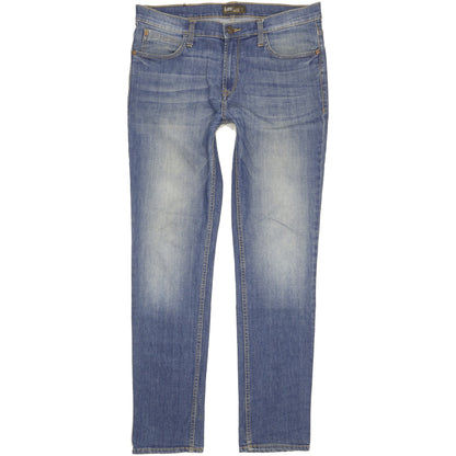 Lee Bruce Men Blue Skinny Slim Stretch Jeans W34 L32
