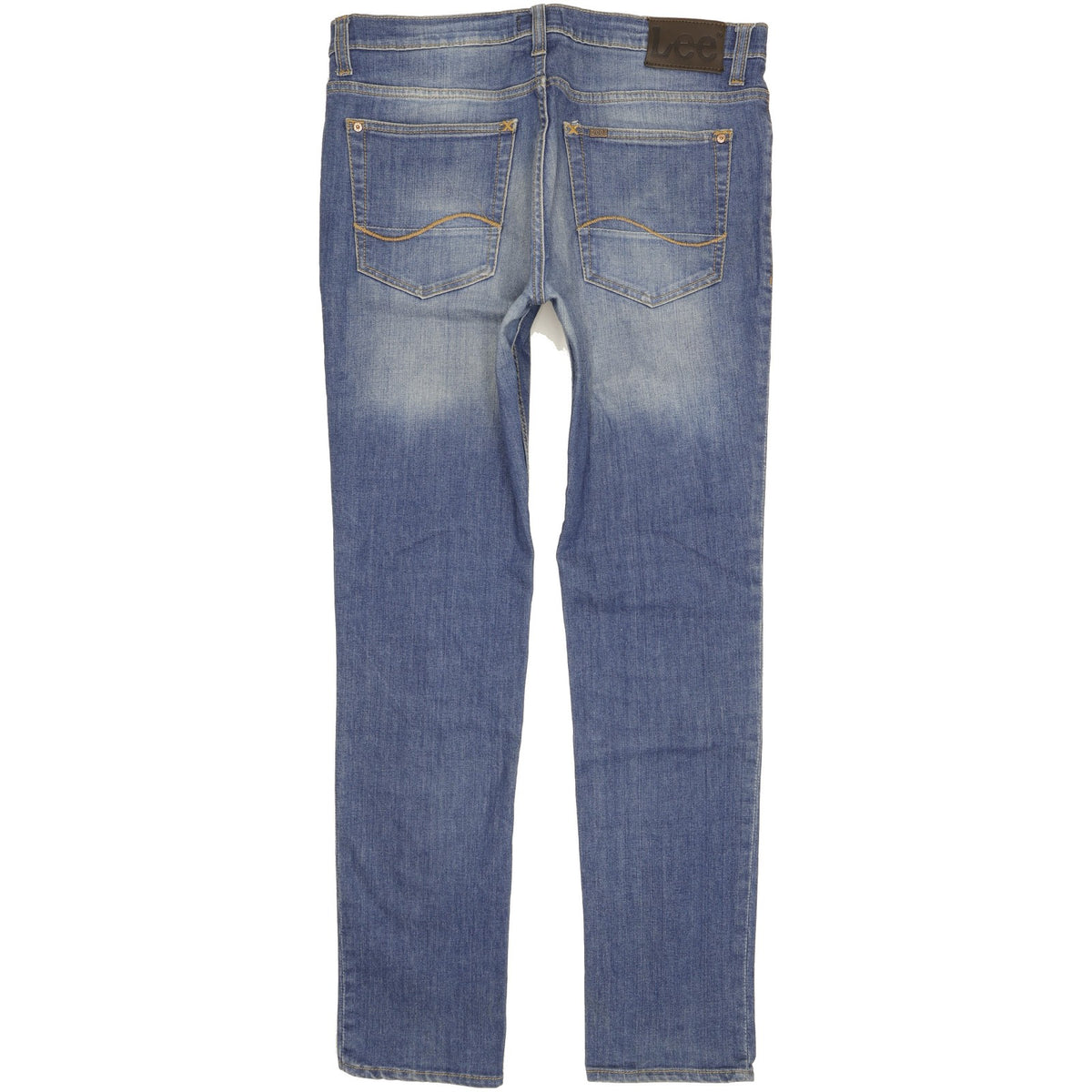 Lee Bruce Men Blue Skinny Slim Stretch Jeans W34 L32
