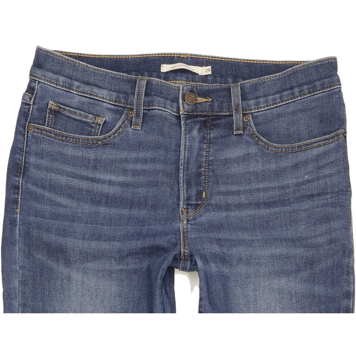 Levi's 312 Shaping Men Blue Straight Slim Stretch Jeans W29 L30