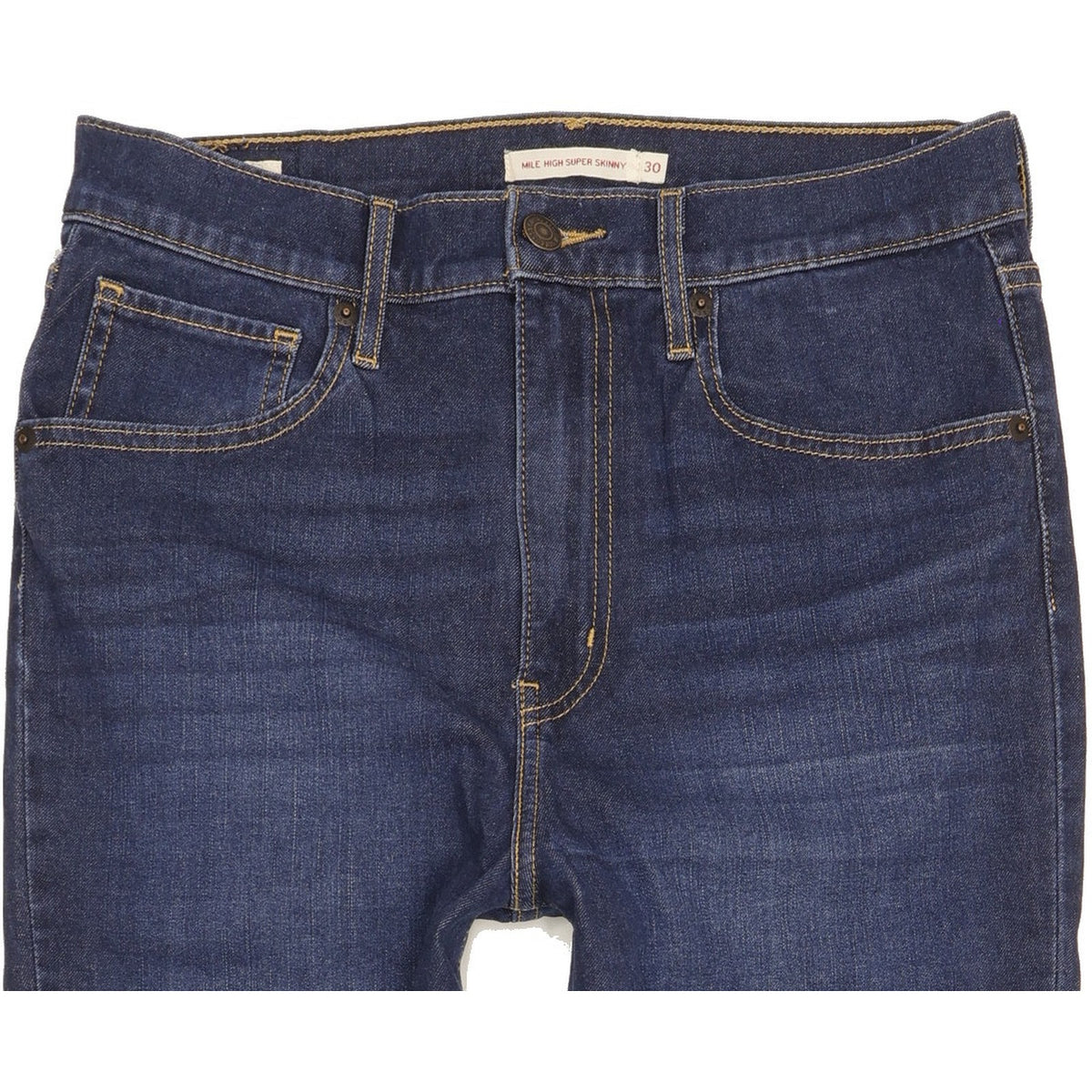 Levi's Mile Blue Skinny Slim Stretch Jeans High Waisted W30 L30