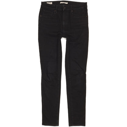 Levi's 721 Black Skinny Slim Stretch Jeans High Waisted W30 L30
