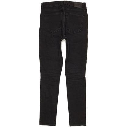 Levi's 721 Black Skinny Slim Stretch Jeans High Waisted W30 L30