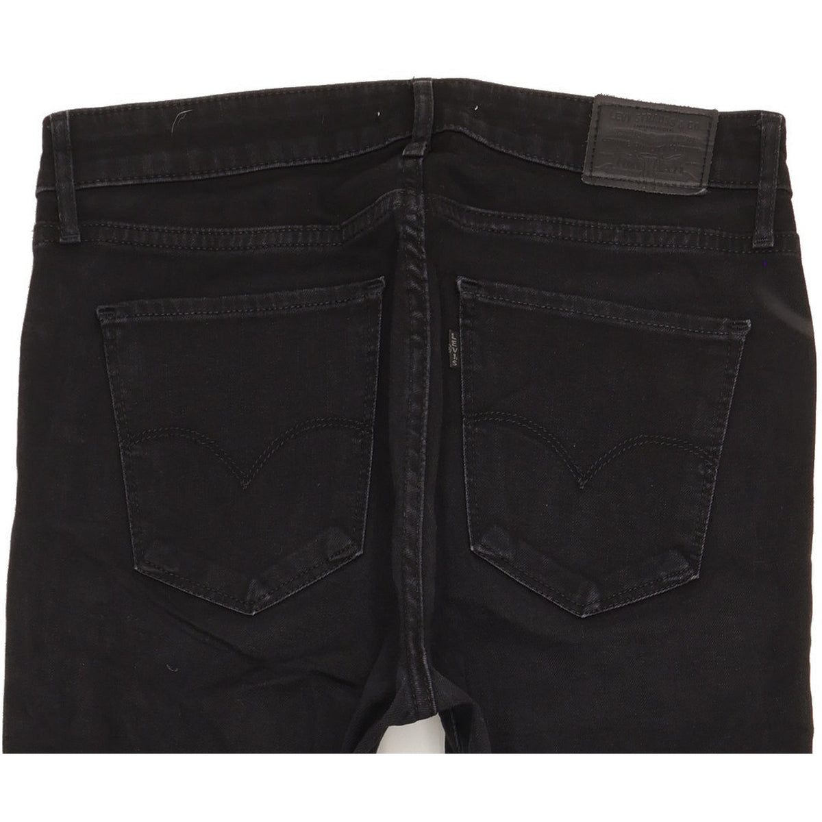 Levi's 721 Black Skinny Slim Stretch Jeans High Waisted W30 L30