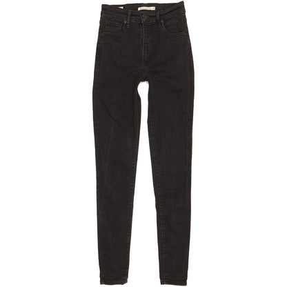 Levi's Mile Women Black Skinny Slim Stretch Jeans W26 L31