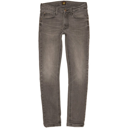 Lee Luke Men Grey Skinny Slim Stretch Jeans W29 L31