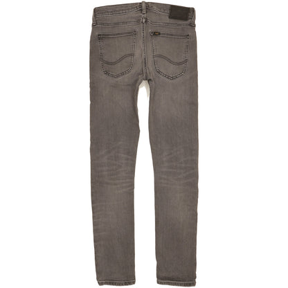 Lee Luke Men Grey Skinny Slim Stretch Jeans W29 L31