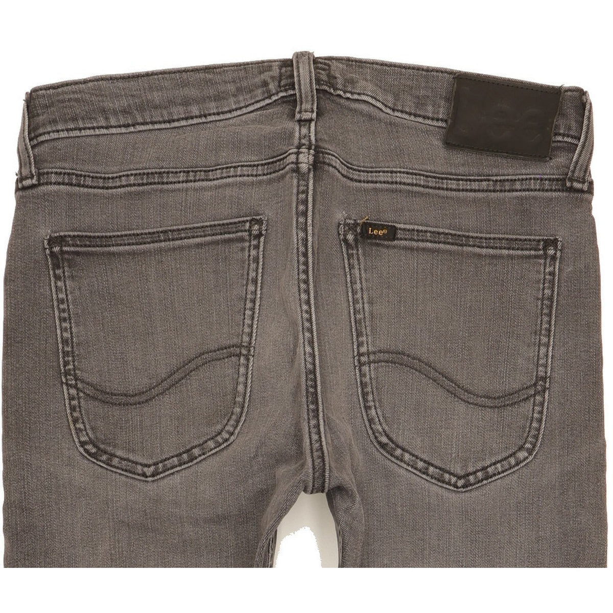 Lee Luke Men Grey Skinny Slim Stretch Jeans W29 L31