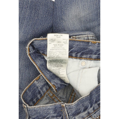 Wrangler Texas Men Blue Straight Regular Jeans W34 L33