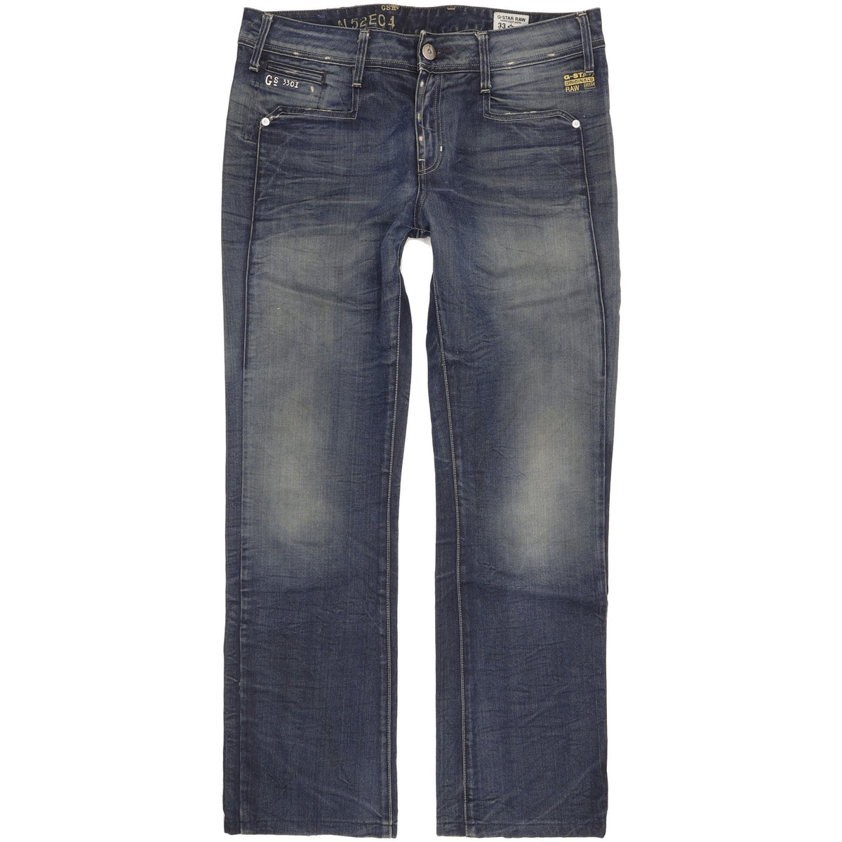 G-Star Jock Women Blue Straight Loose Jeans W30 L29