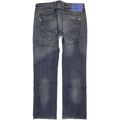 G-Star Jock Women Blue Straight Loose Jeans W30 L29